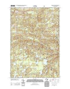 Grand View Wisconsin Historical topographic map, 1:24000 scale, 7.5 X 7.5 Minute, Year 2013