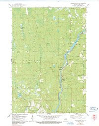 Grandfather Falls Wisconsin Historical topographic map, 1:24000 scale, 7.5 X 7.5 Minute, Year 1978