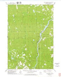 Grandfather Falls Wisconsin Historical topographic map, 1:24000 scale, 7.5 X 7.5 Minute, Year 1978