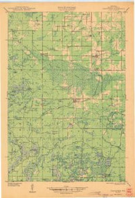 Grandview Wisconsin Historical topographic map, 1:48000 scale, 15 X 15 Minute, Year 1947