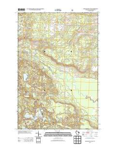 Grandview NW Wisconsin Historical topographic map, 1:24000 scale, 7.5 X 7.5 Minute, Year 2013