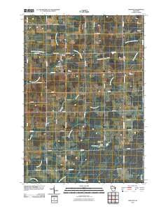 Granton Wisconsin Historical topographic map, 1:24000 scale, 7.5 X 7.5 Minute, Year 2010