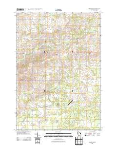 Granton Wisconsin Historical topographic map, 1:24000 scale, 7.5 X 7.5 Minute, Year 2013
