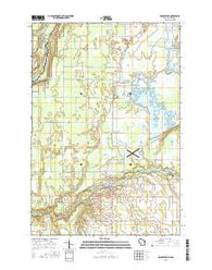 Grantsburg Wisconsin Current topographic map, 1:24000 scale, 7.5 X 7.5 Minute, Year 2015