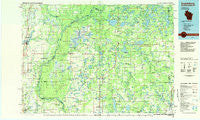 Grantsburg Wisconsin Historical topographic map, 1:100000 scale, 30 X 60 Minute, Year 1985