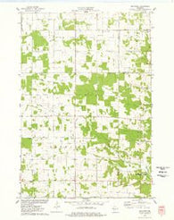 Graytown Wisconsin Historical topographic map, 1:24000 scale, 7.5 X 7.5 Minute, Year 1975