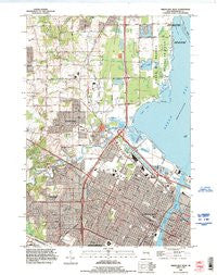Green Bay West Wisconsin Historical topographic map, 1:24000 scale, 7.5 X 7.5 Minute, Year 1992
