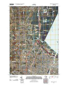 Green Bay West Wisconsin Historical topographic map, 1:24000 scale, 7.5 X 7.5 Minute, Year 2010