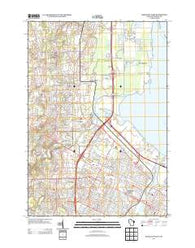 Green Bay West Wisconsin Historical topographic map, 1:24000 scale, 7.5 X 7.5 Minute, Year 2013