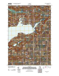 Green Lake Wisconsin Historical topographic map, 1:24000 scale, 7.5 X 7.5 Minute, Year 2010