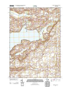 Green Lake Wisconsin Historical topographic map, 1:24000 scale, 7.5 X 7.5 Minute, Year 2013