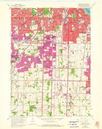 Greendale Wisconsin Historical topographic map, 1:24000 scale, 7.5 X 7.5 Minute, Year 1958