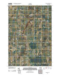 Greenleaf Wisconsin Historical topographic map, 1:24000 scale, 7.5 X 7.5 Minute, Year 2010