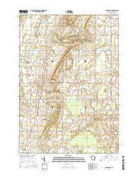 Greenleaf Wisconsin Current topographic map, 1:24000 scale, 7.5 X 7.5 Minute, Year 2016