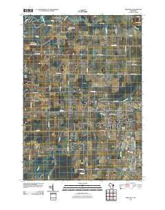 Greenville Wisconsin Historical topographic map, 1:24000 scale, 7.5 X 7.5 Minute, Year 2010