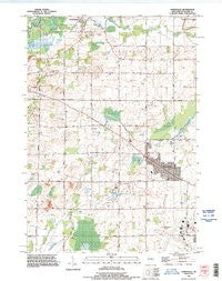 Greenville Wisconsin Historical topographic map, 1:24000 scale, 7.5 X 7.5 Minute, Year 1992