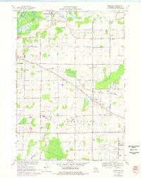 Greenville Wisconsin Historical topographic map, 1:24000 scale, 7.5 X 7.5 Minute, Year 1969
