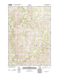 Greenwood Wisconsin Historical topographic map, 1:24000 scale, 7.5 X 7.5 Minute, Year 2013