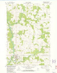 Greenwood Wisconsin Historical topographic map, 1:24000 scale, 7.5 X 7.5 Minute, Year 1982