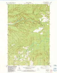 Gurney Wisconsin Historical topographic map, 1:24000 scale, 7.5 X 7.5 Minute, Year 1984