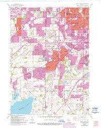 Hales Corners Wisconsin Historical topographic map, 1:24000 scale, 7.5 X 7.5 Minute, Year 1959