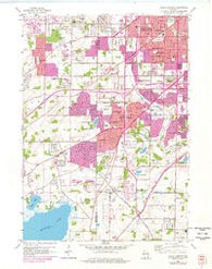 Hales Corners Wisconsin Historical topographic map, 1:24000 scale, 7.5 X 7.5 Minute, Year 1959