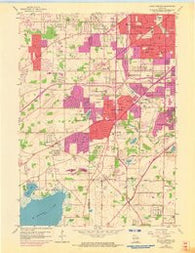 Hales Corners Wisconsin Historical topographic map, 1:24000 scale, 7.5 X 7.5 Minute, Year 1959