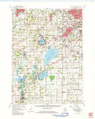 Hales Corners Wisconsin Historical topographic map, 1:62500 scale, 15 X 15 Minute, Year 1959