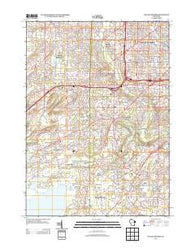 Hales Corners Wisconsin Historical topographic map, 1:24000 scale, 7.5 X 7.5 Minute, Year 2013