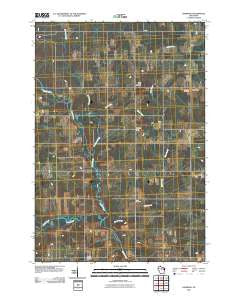 Hamburg Wisconsin Historical topographic map, 1:24000 scale, 7.5 X 7.5 Minute, Year 2010