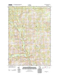 Hamburg Wisconsin Historical topographic map, 1:24000 scale, 7.5 X 7.5 Minute, Year 2013