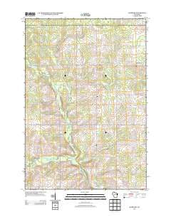 Hamburg Wisconsin Historical topographic map, 1:24000 scale, 7.5 X 7.5 Minute, Year 2013