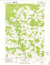 Hamburg Wisconsin Historical topographic map, 1:24000 scale, 7.5 X 7.5 Minute, Year 1978