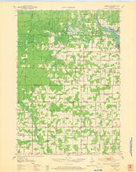 Hamburg Wisconsin Historical topographic map, 1:48000 scale, 15 X 15 Minute, Year 1951