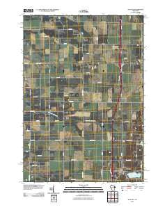 Hancock Wisconsin Historical topographic map, 1:24000 scale, 7.5 X 7.5 Minute, Year 2010