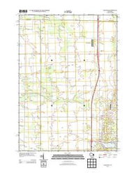 Hancock Wisconsin Historical topographic map, 1:24000 scale, 7.5 X 7.5 Minute, Year 2013