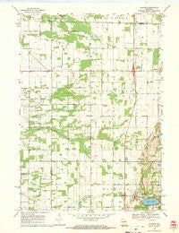 Hancock Wisconsin Historical topographic map, 1:24000 scale, 7.5 X 7.5 Minute, Year 1968