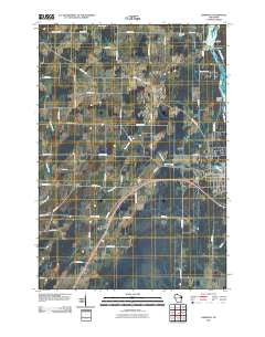 Harmony Wisconsin Historical topographic map, 1:24000 scale, 7.5 X 7.5 Minute, Year 2010