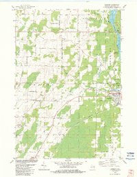 Harmony Wisconsin Historical topographic map, 1:24000 scale, 7.5 X 7.5 Minute, Year 1982