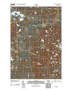Harrison Wisconsin Historical topographic map, 1:24000 scale, 7.5 X 7.5 Minute, Year 2010