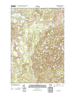 Harrison Wisconsin Historical topographic map, 1:24000 scale, 7.5 X 7.5 Minute, Year 2013