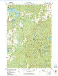 Harrison Wisconsin Historical topographic map, 1:24000 scale, 7.5 X 7.5 Minute, Year 1982