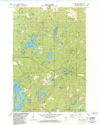 Hart Lake Wisconsin Historical topographic map, 1:24000 scale, 7.5 X 7.5 Minute, Year 1984