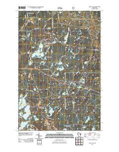 Hart Lake Wisconsin Historical topographic map, 1:24000 scale, 7.5 X 7.5 Minute, Year 2011
