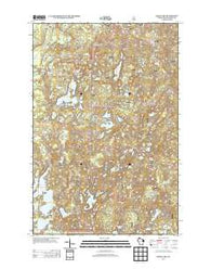 Hart Lake Wisconsin Historical topographic map, 1:24000 scale, 7.5 X 7.5 Minute, Year 2013