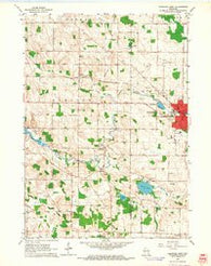 Hartford West Wisconsin Historical topographic map, 1:24000 scale, 7.5 X 7.5 Minute, Year 1959