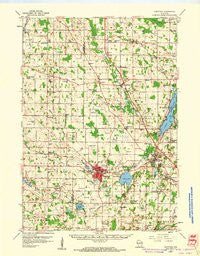 Hartford Wisconsin Historical topographic map, 1:62500 scale, 15 X 15 Minute, Year 1959