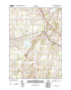 Hartford East Wisconsin Historical topographic map, 1:24000 scale, 7.5 X 7.5 Minute, Year 2013
