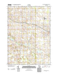 Hartford West Wisconsin Historical topographic map, 1:24000 scale, 7.5 X 7.5 Minute, Year 2013