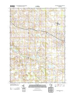 Hartford West Wisconsin Historical topographic map, 1:24000 scale, 7.5 X 7.5 Minute, Year 2013